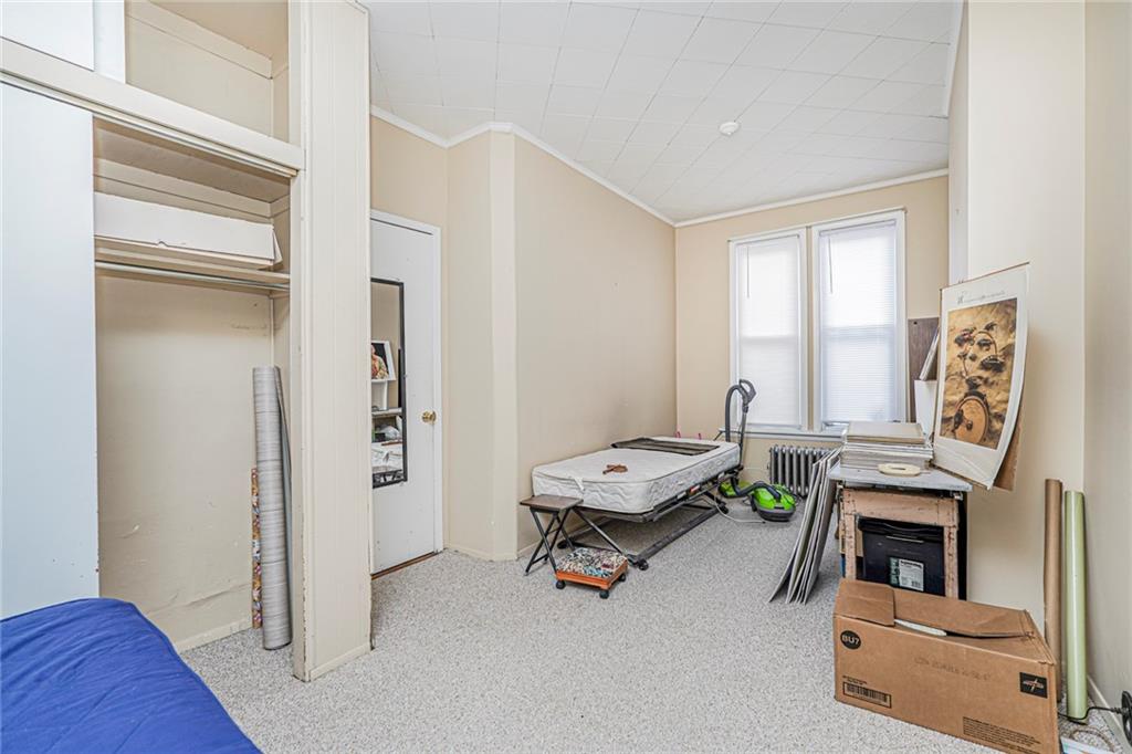 329 80th Street Brooklyn, NY 11209 - Photo 28 of 34 a living room with furniture and a fireplace