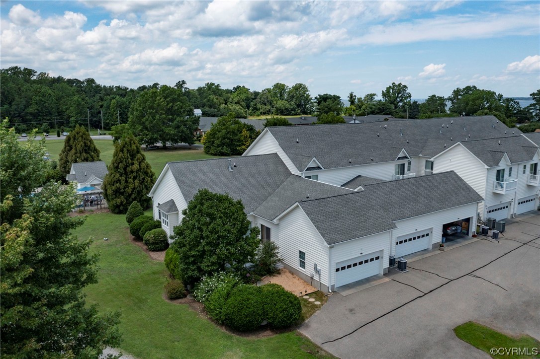 740 Marsh Pungo Road, Unit 8 Locust Hill, VA 23092 - Photo 38 of 50 an aerial view of a house with a garden