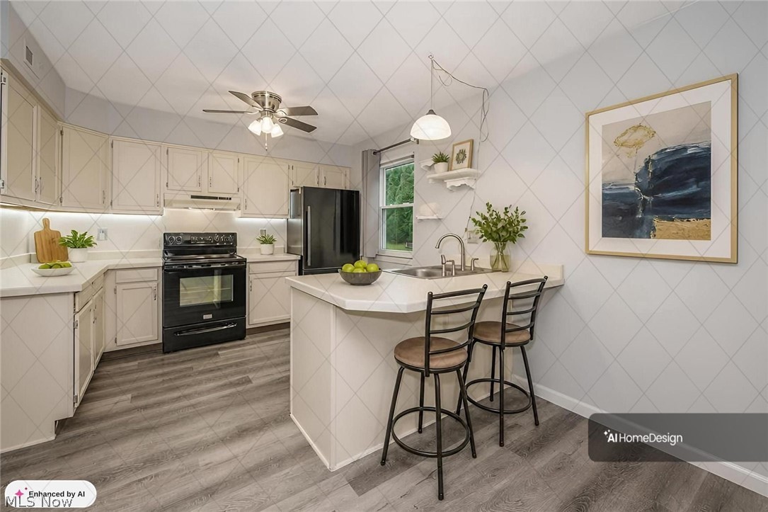 5203 Cline Road, Unit B Kent, OH 44240 - Photo 25 of 41 Virtual staging for Kitchen
