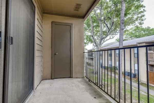 a view of a porch