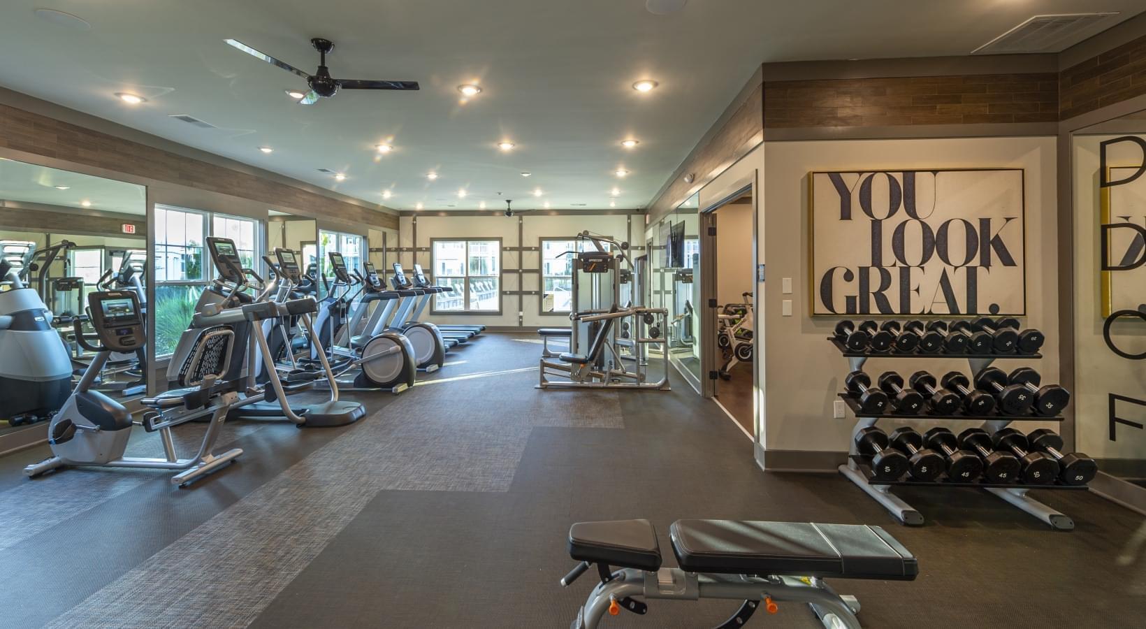 79 Mill Pond Cove Freeport, FL 32439 - Photo 62 of 63 a view of a room with gym equipment