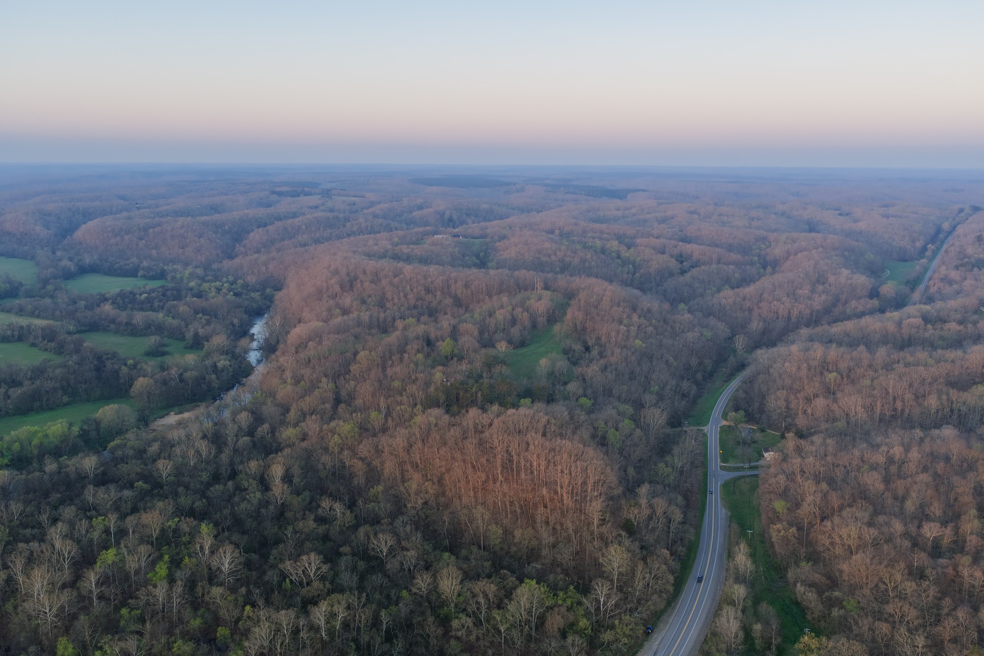 846 R Wilkerson Drive Centerville, TN 37033 - Photo 66 of 68 an aerial view of house with yard and mountain in the back