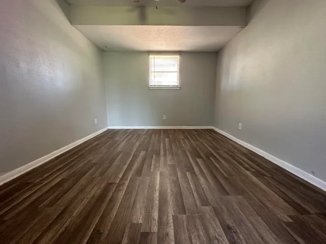 a view of wooden floor in a room