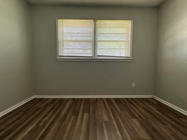 a view of wooden floor in a room
