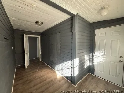 a view of empty room