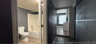 a bathroom with a toilet