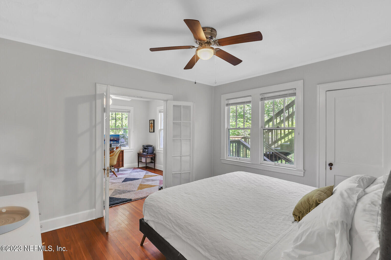 3803 Valencia Road Jacksonville, FL 32205 - Photo 14 of 58 a bed room with a bed and a window