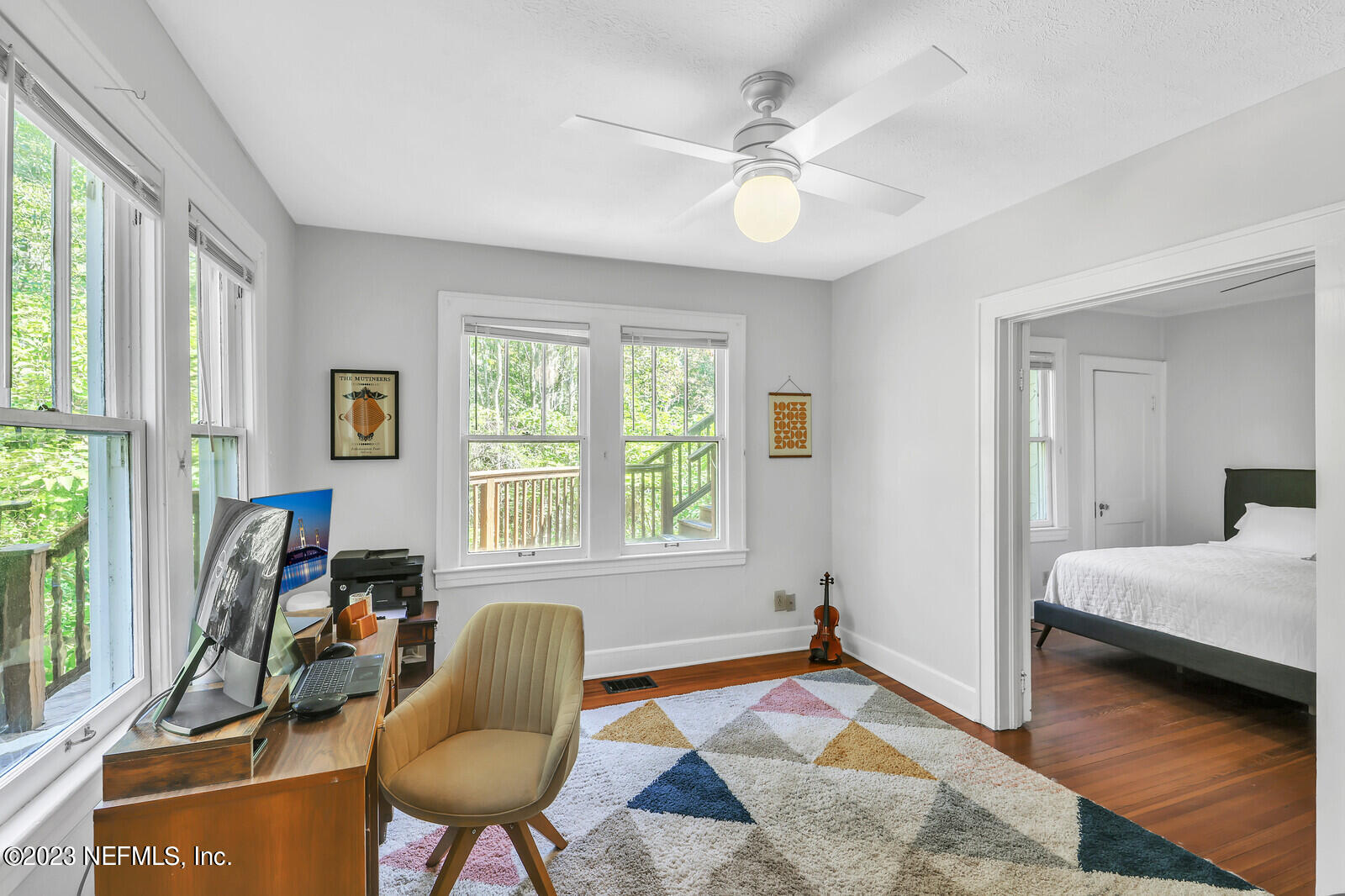 3803 Valencia Road Jacksonville, FL 32205 - Photo 15 of 58 a bedroom with furniture and a window