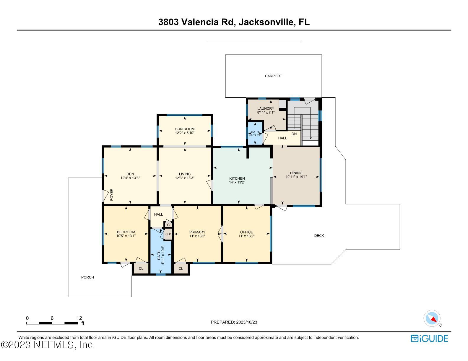 3803 Valencia Road Jacksonville, FL 32205 - Photo 56 of 58 Main Floor Plan