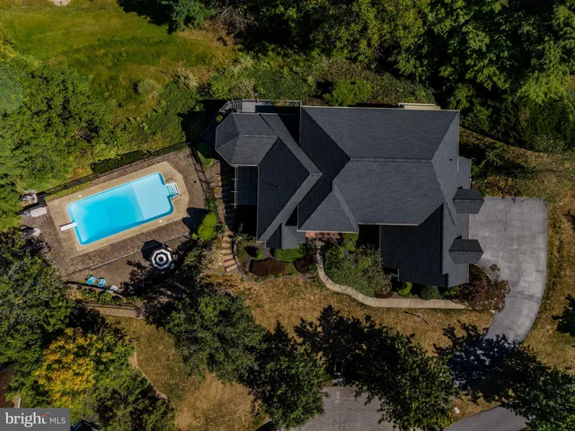 a view of outdoor space yard and swimming pool