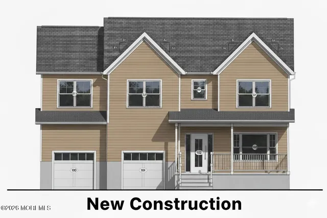 a view of a house with large windows