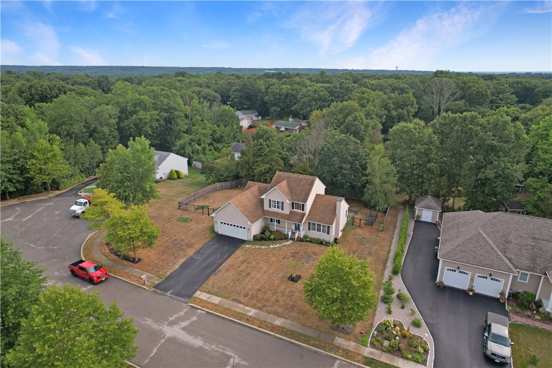 3 Bellmare Road Coventry, RI 02816 - Photo 3 of 26 Aerial view of the Cul de sac