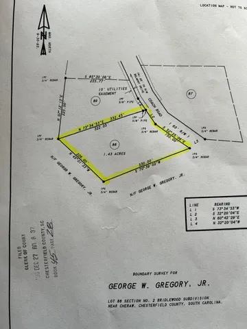 $11,000 | Lot 88 Coach Road, Cheraw, SC 29520