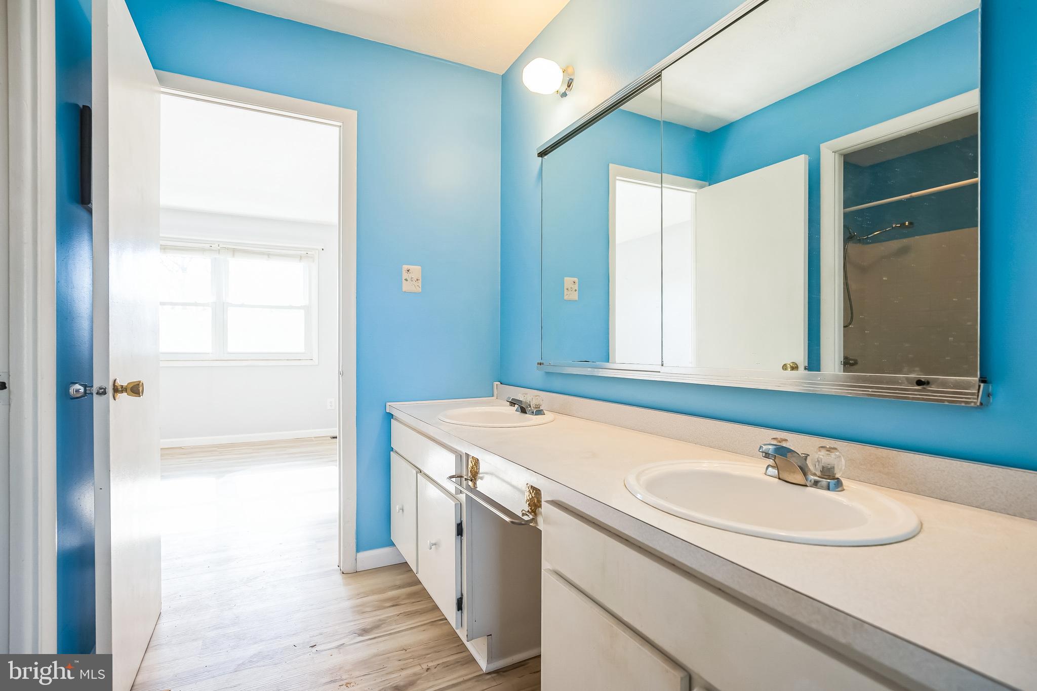 29 Maureen Court Sicklerville, NJ 08081 - Photo 9 of 14 a bathroom with a sink and a mirror