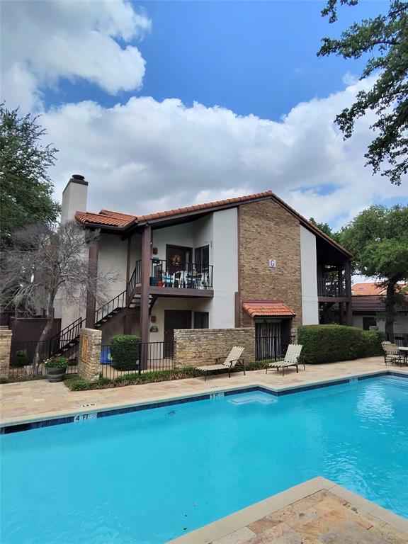 18040 Midway Road, Unit 198 Dallas, TX 75287 - Photo 13 of 17 Pool view to front door
