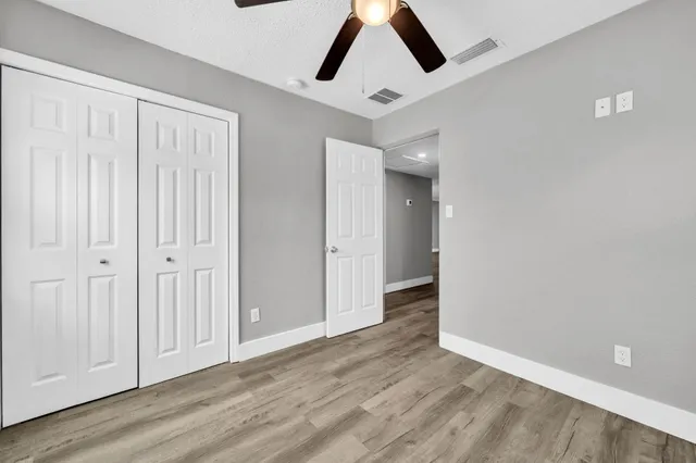 wooden floor in an empty room