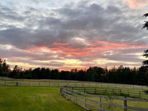 79 Point Road Hancock, ME 04640 - Photo 20 of 21 Western end of pasture, sunset.