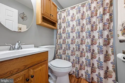 a bathroom with a toilet and a sink