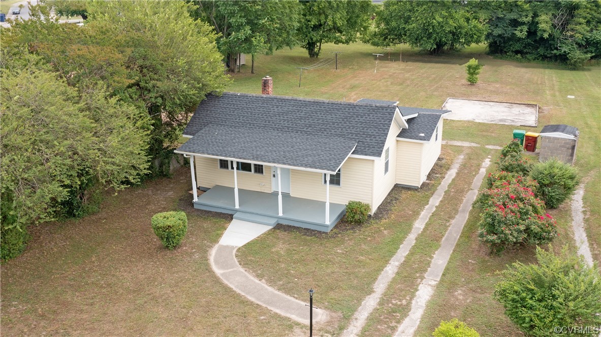 2440 Dupuy Road Petersburg, VA 23803 - Photo 6 of 25 an aerial view of a house with a yard and lake view