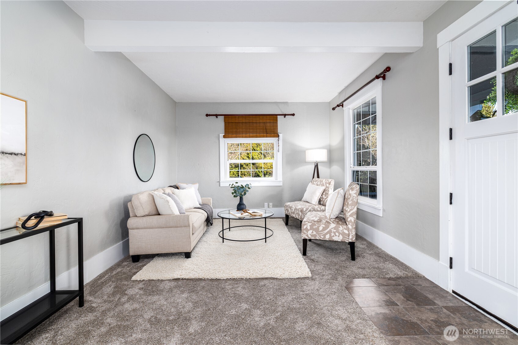 5981 Southeast Arcadia Road Shelton, WA 98584 - Photo 4 of 35 a living room with furniture mirror and a window