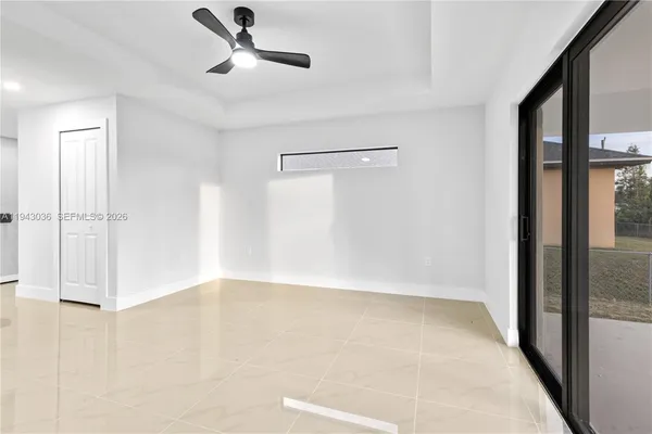 a view of empty room