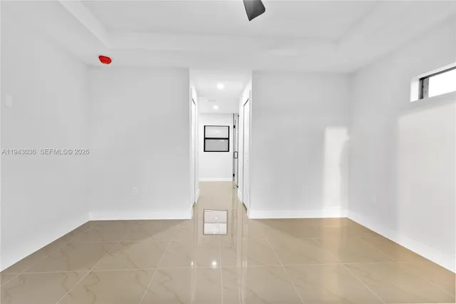 a view of empty room