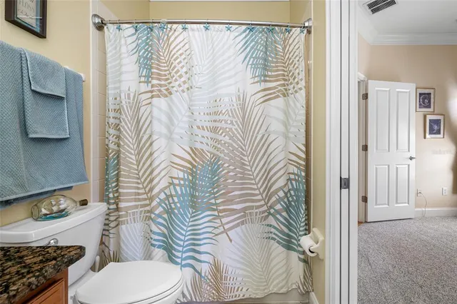 a view of a swimming pool with a lounge chairs