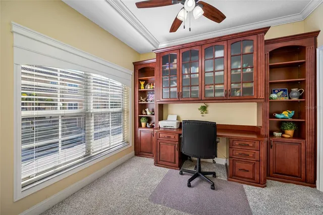 a kitchen with lots of counter space and breakfast area