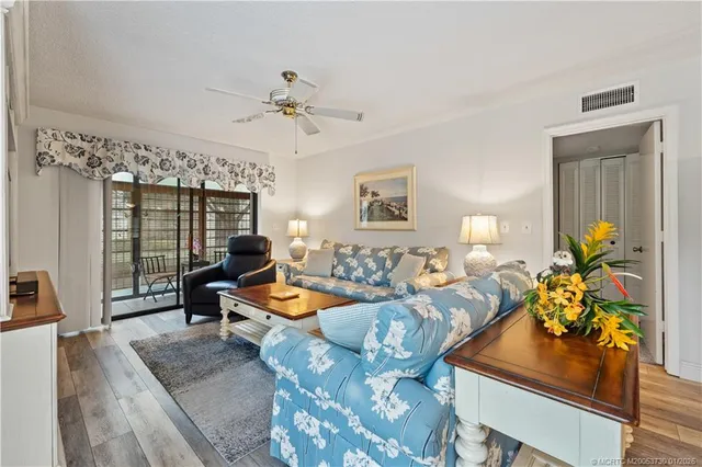 a outdoor space with furniture and chandelier