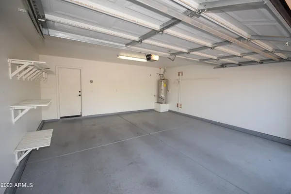 a view of a room with an empty space