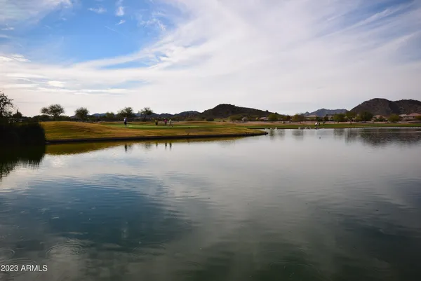 a view of a lake with a lake