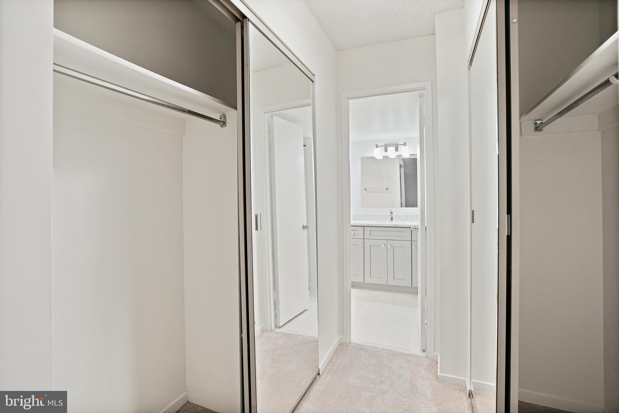 2320 Wisconsin Avenue Northwest, Unit 309 Washington, DC 20007 - Photo 10 of 19 Private Double Closet Hallway