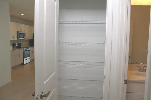 a view of walk in closet