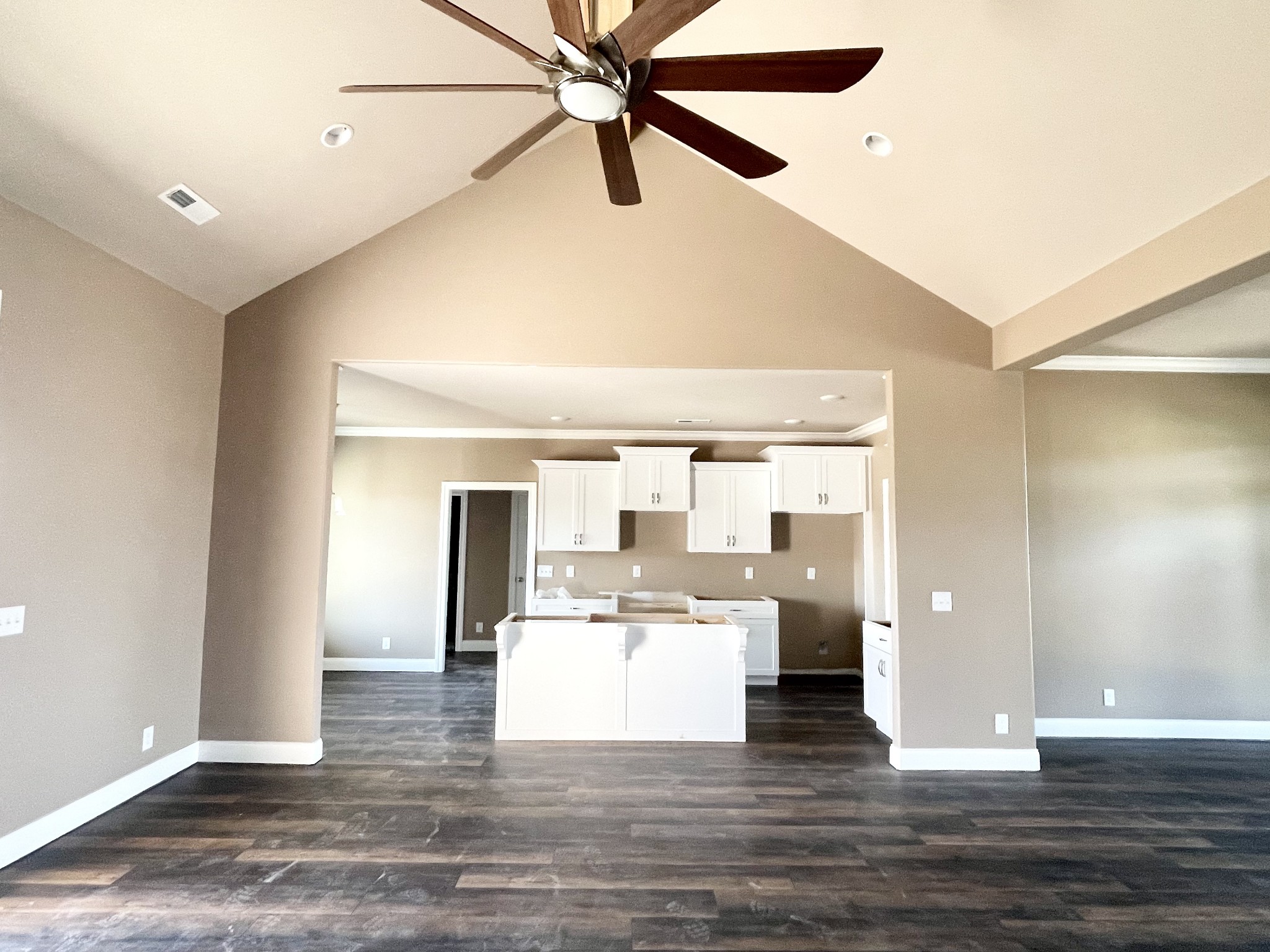 3262 Ostella Road Cornersville, TN 37047 - Photo 6 of 11 a view of a kitchen with a sink and dishwasher wooden floor