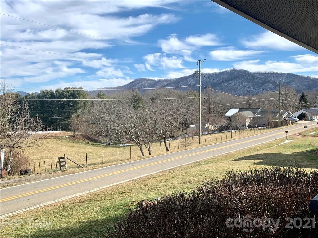559 Thompson Cove Road Clyde, NC 28721 - Photo 36 of 36 a view of a terrace with a yard
