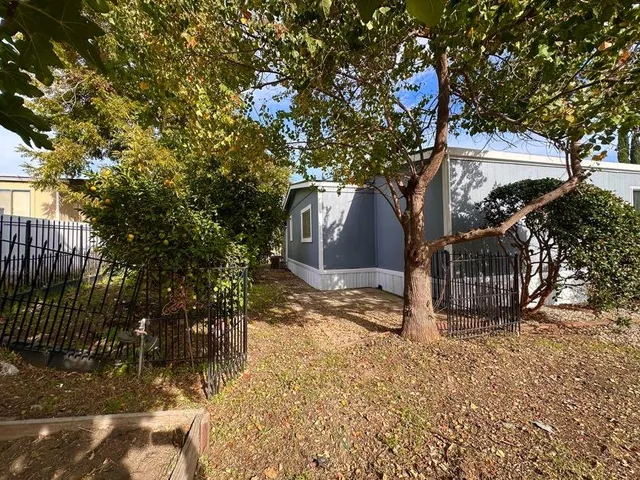a view of a house with a outdoor space