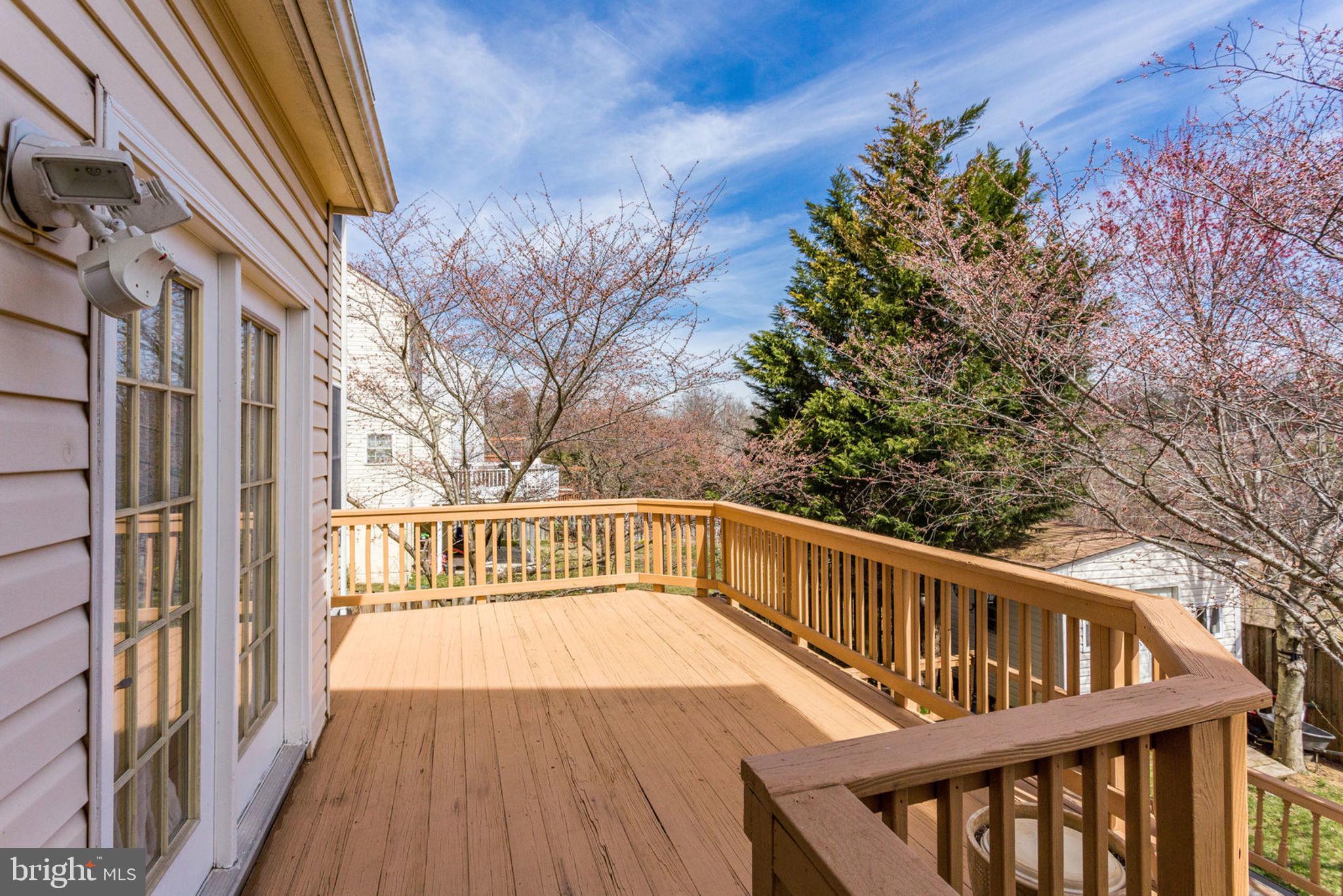 6093 Deer Ridge Trail Springfield, VA 22150 - Photo 24 of 57 Upper Level Deck