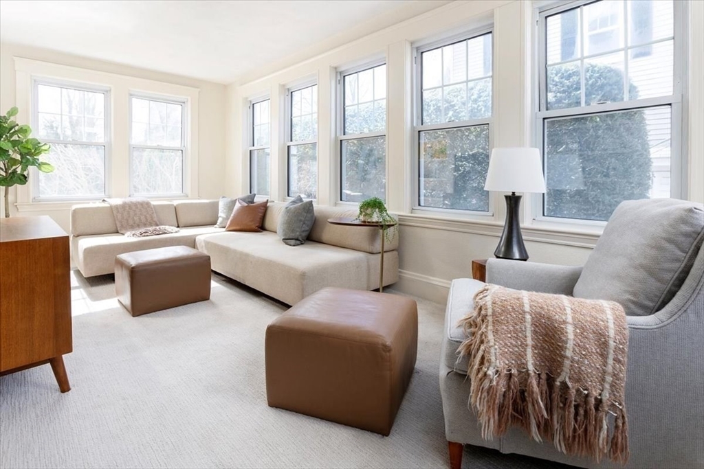 50 Halcyon Road Newton, MA 02459 - Photo 5 of 26 a living room with furniture and a large window
