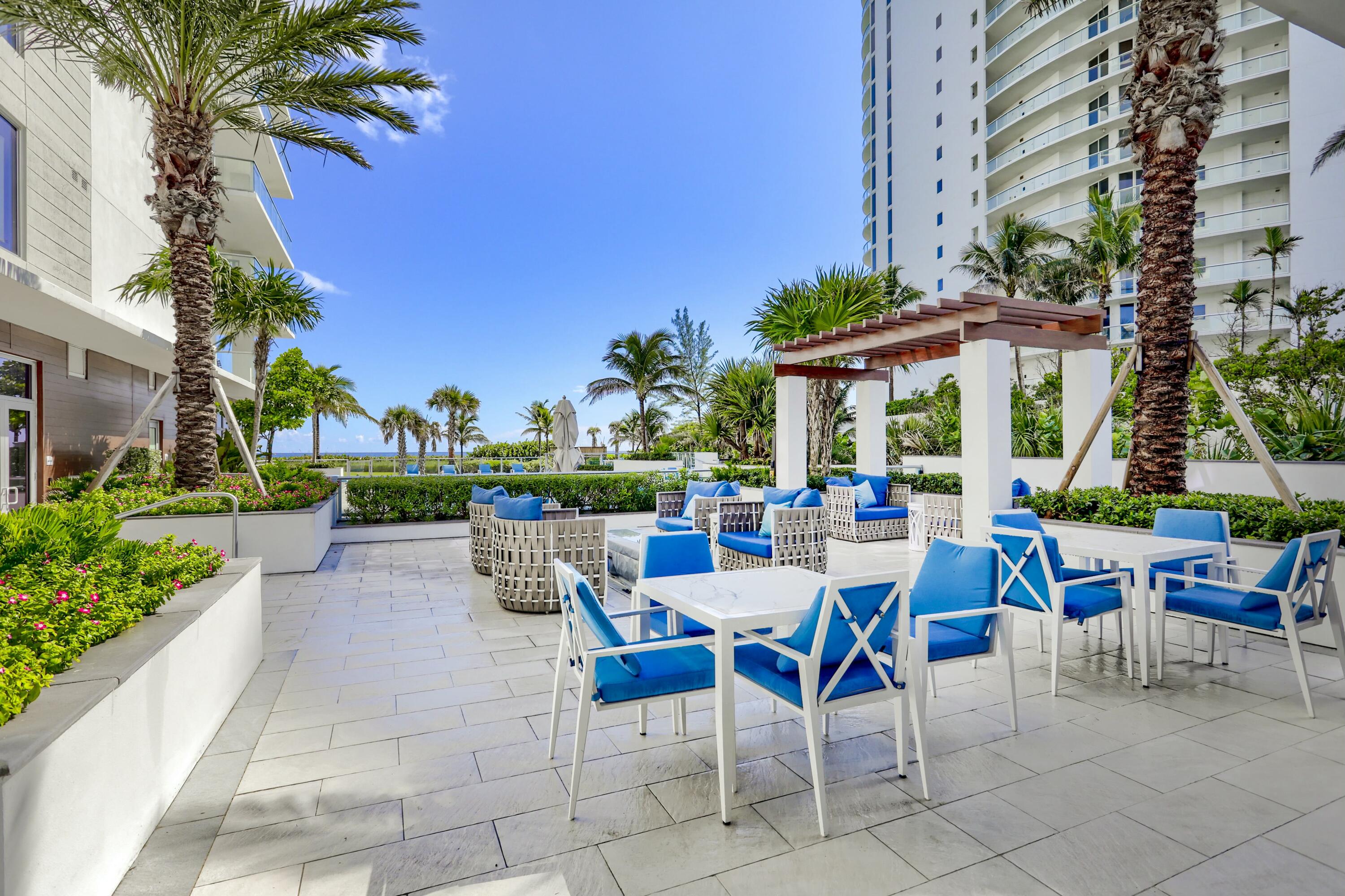 5000 North Ocean Drive, Unit 803 Riviera Beach, FL 33404 - Photo 61 of 62 5000 North Outdoor Seating Area