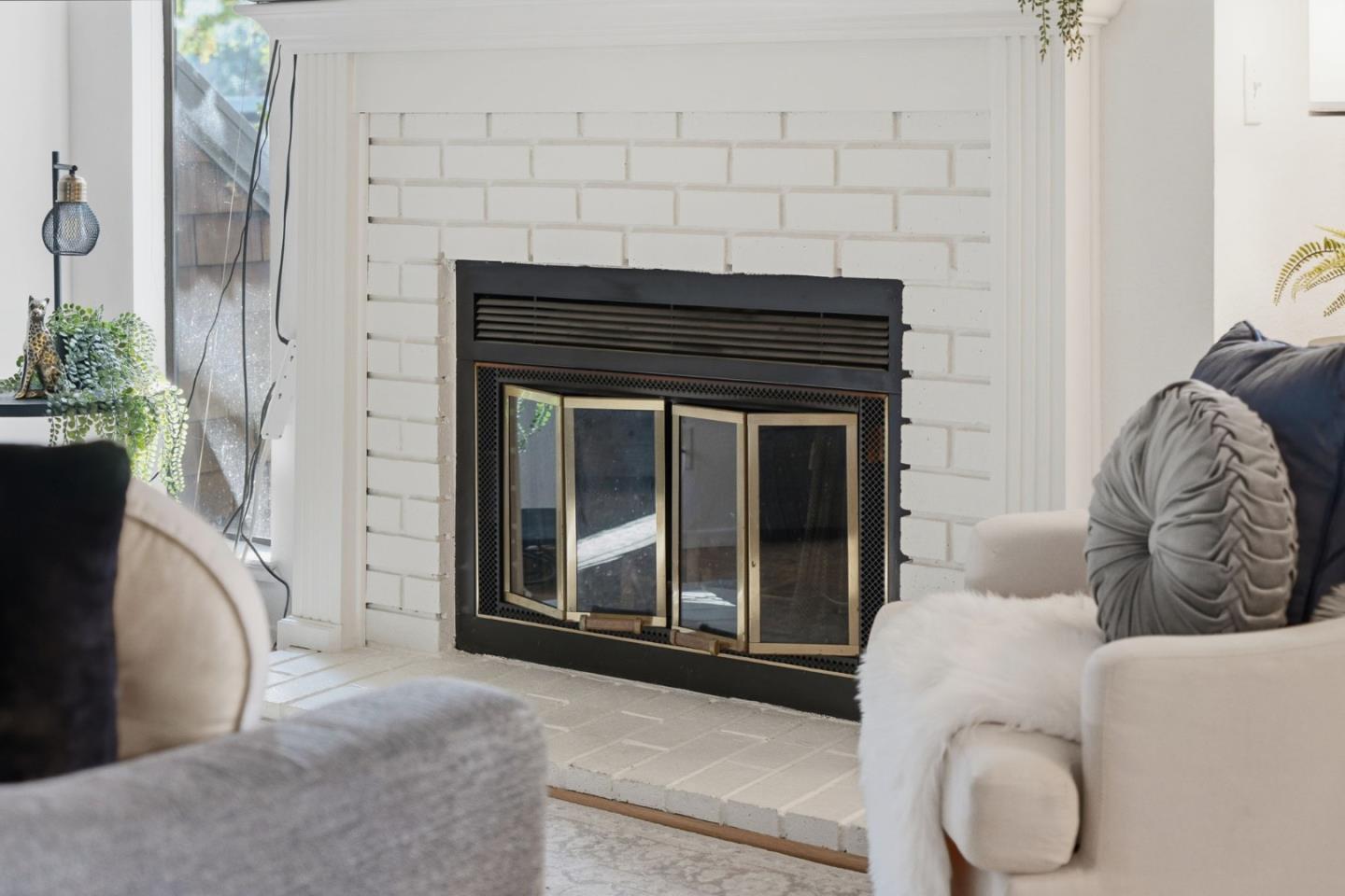 2106 La Terrace Circle San Jose, CA 95123 - Photo 5 of 31 a living room with furniture and a fireplace
