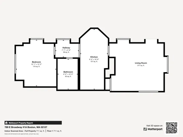 $3,400 | 789 East Broadway, Unit 1A, Boston, MA 02127