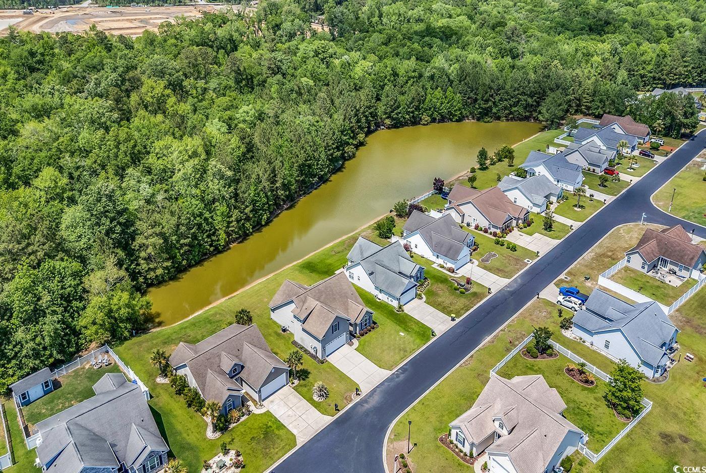 389 Barton Loop Myrtle Beach, SC 29579 - Photo 3 of 40 Drone / aerial view featuring a water view, a view