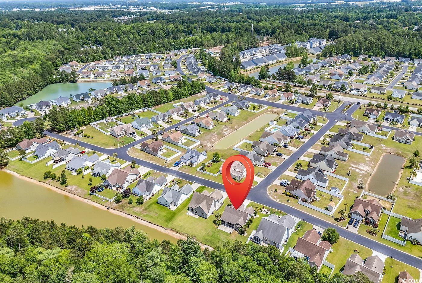 389 Barton Loop Myrtle Beach, SC 29579 - Photo 36 of 40 Birds eye view of property with a residential view