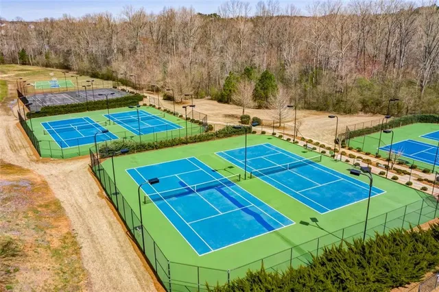 a view of a wooden door