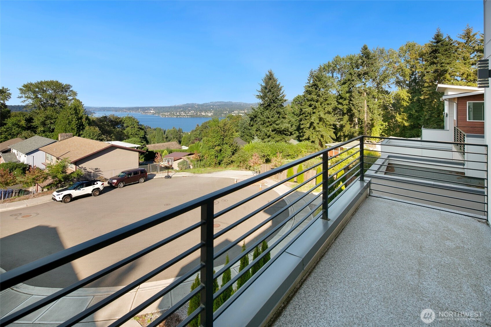 11838 79th Avenue South Seattle, WA 98178 - Photo 15 of 38 a view of a city street from a balcony