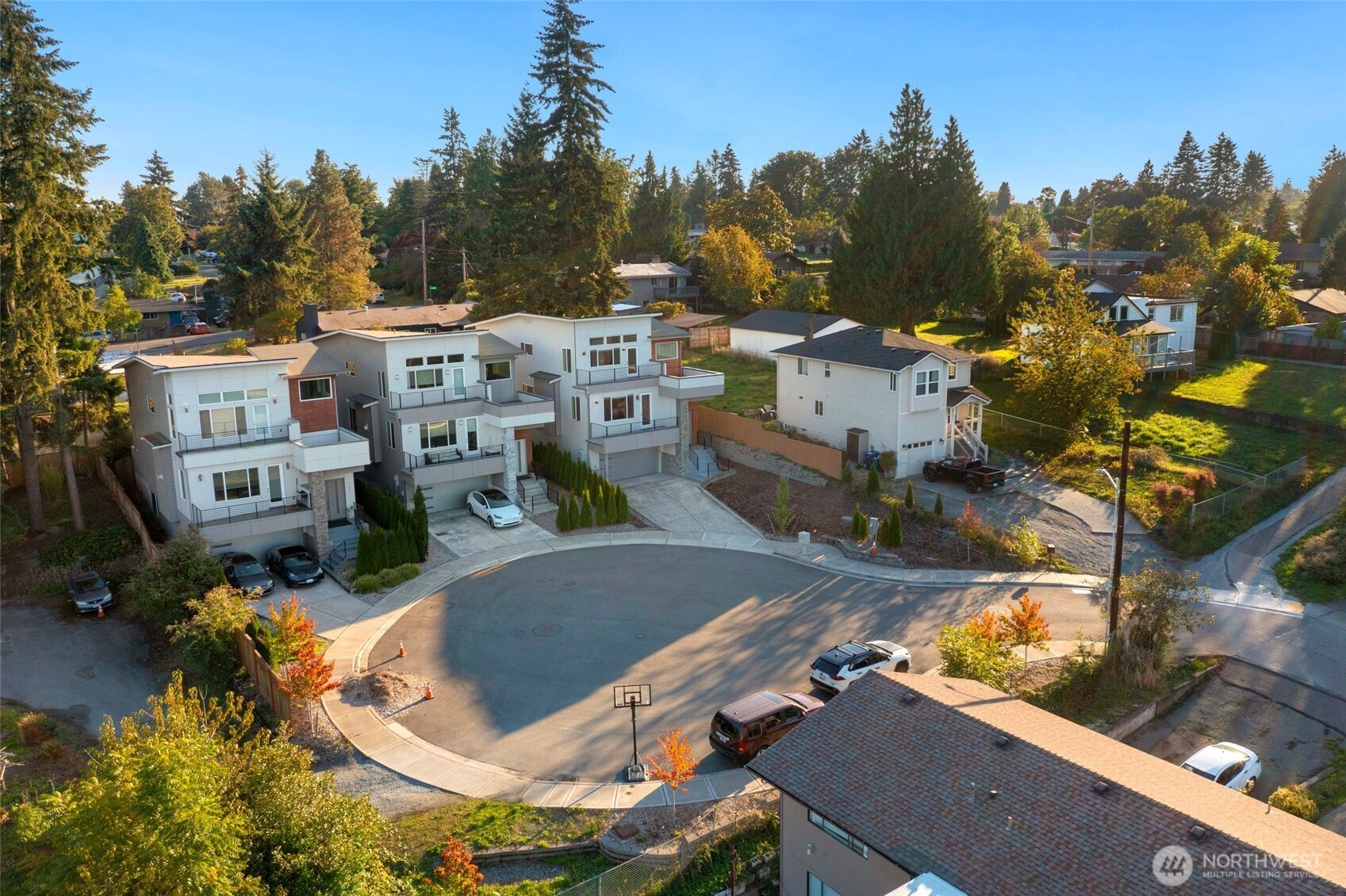 11838 79th Avenue South Seattle, WA 98178 - Photo 36 of 38 an aerial view of residential houses with outdoor space