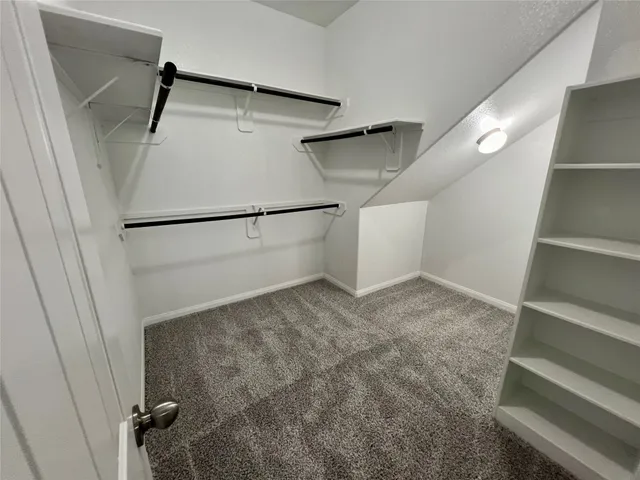 a view of walk in closet