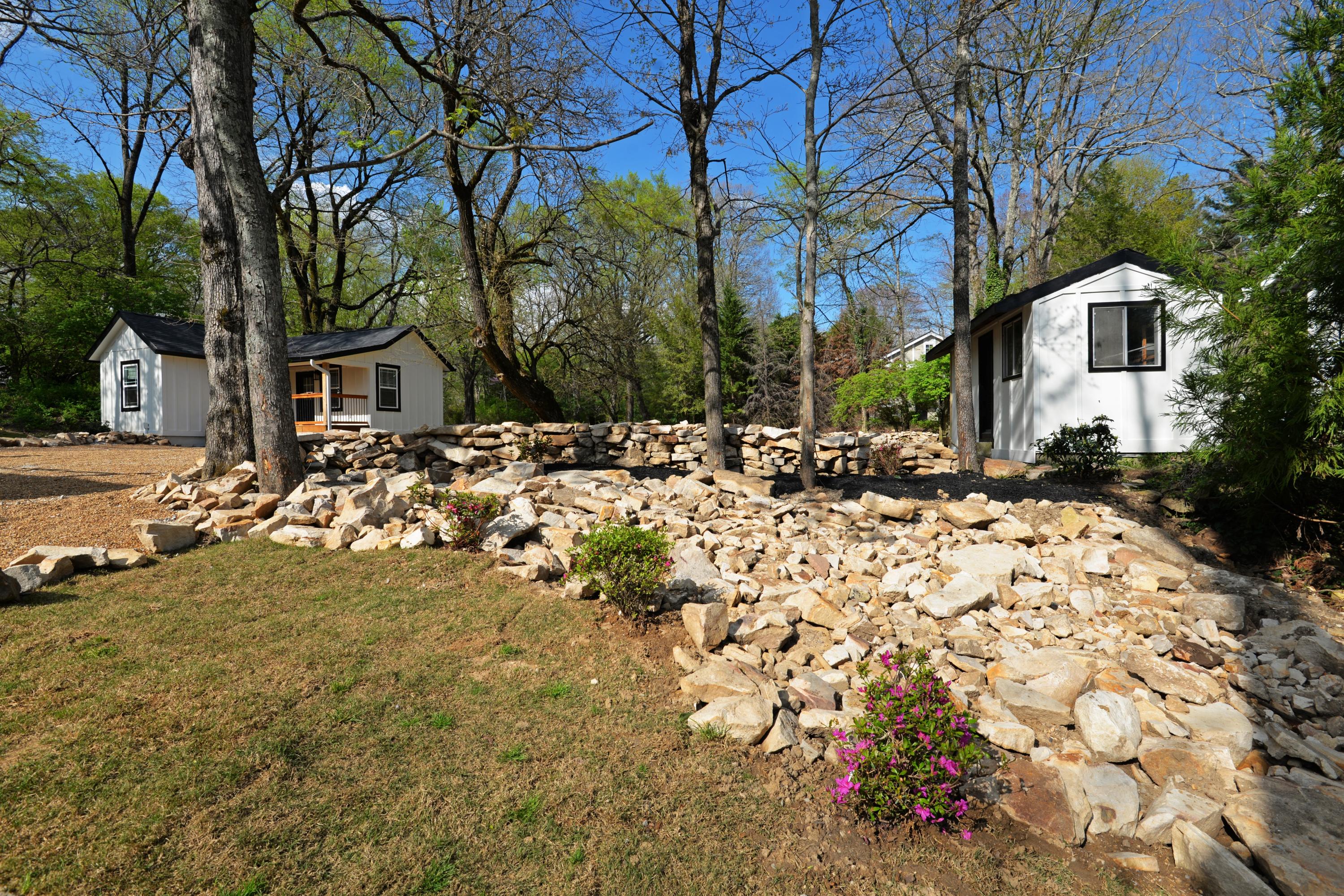 211 West Brow Road Lookout Mountain, TN 37350 - Photo 63 of 74 Shed and guest house with rock wall (med