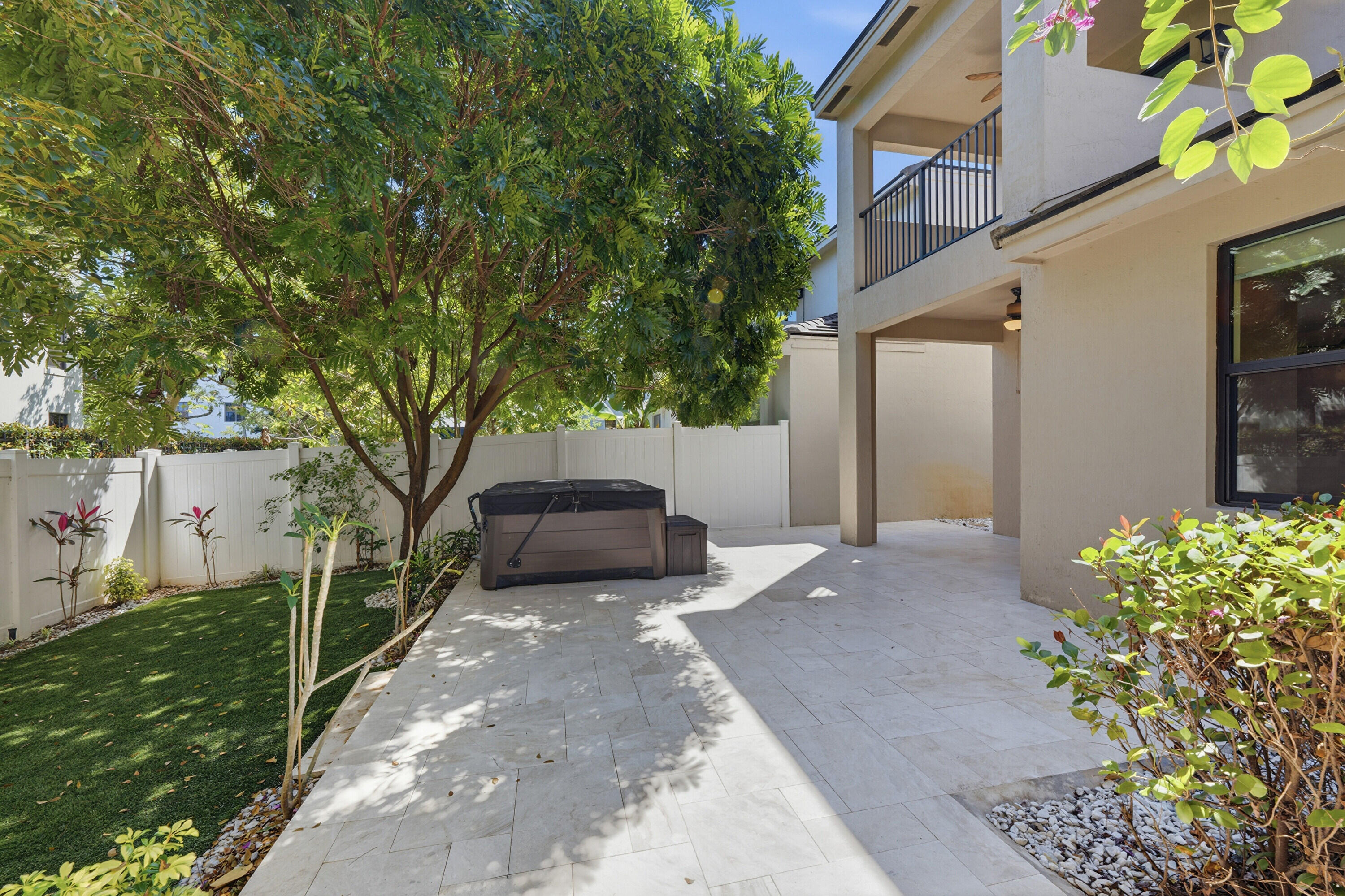 340 Northwest 33rd Lane Pompano Beach, FL 33069 - Photo 38 of 47 a view of a house with a backyard and a garden