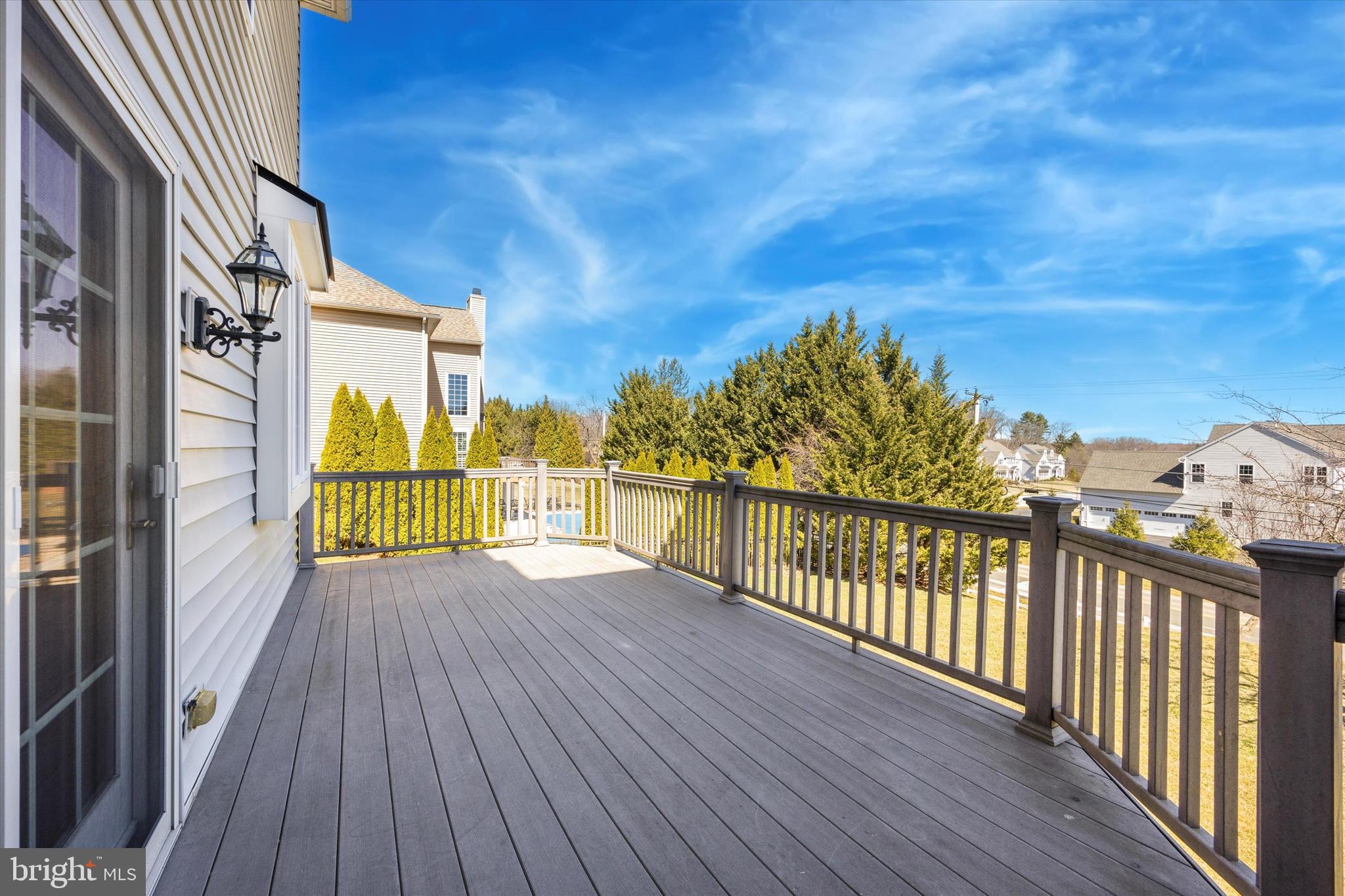128 Applegate Drive West Chester, PA 19382 - Photo 15 of 36 a view of a balcony with wooden floor